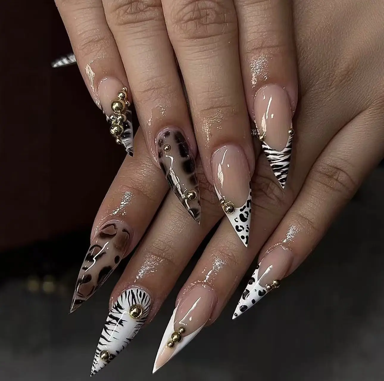 Handmade Press On Nails, Reusable False Nail Tips