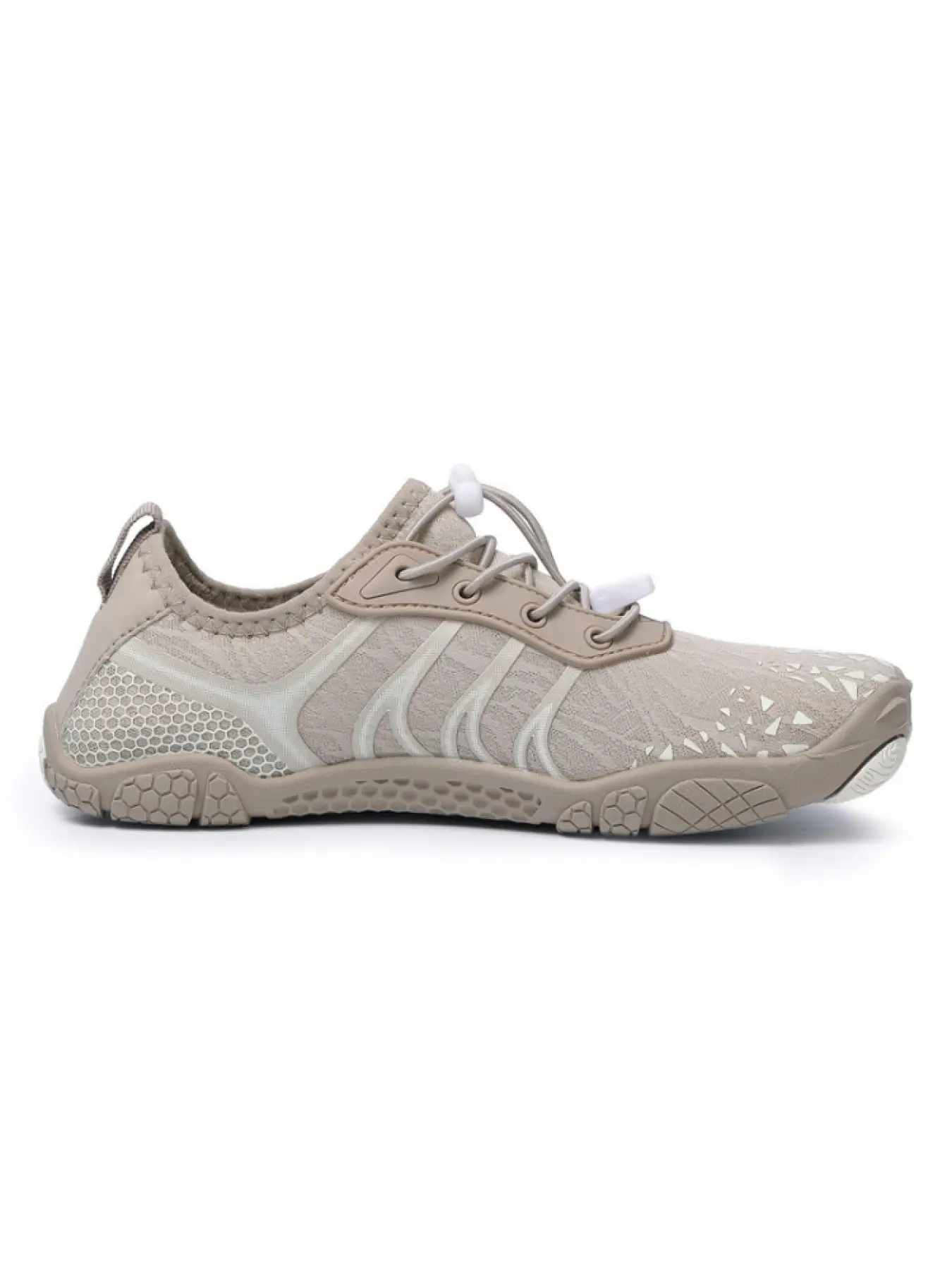 Unisex White-Blue-Orange Graffiti Splash-Ink Honeycomb Pattern Professional Water Shoes, Quick-Dry Breathable Mesh, Anti-Slip Wear-Resistant Bionic Outsole, Fast Drainage, Ideal for stream trekking, beach walking, snorkeling