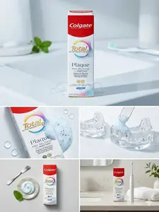 Colgate Total Active Prevention Plaque Pro Release Toothpaste with Smart Foam 3.0 oz - 24-Hour Antibacterial Protection & Whitening Formula for Oral Health