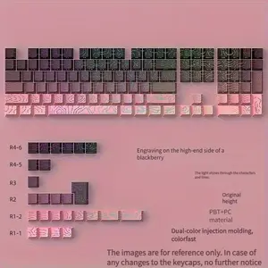 Contour 4. 0 keycap, original height, dual-color injection-molded PBT, side-printed, 130 keys