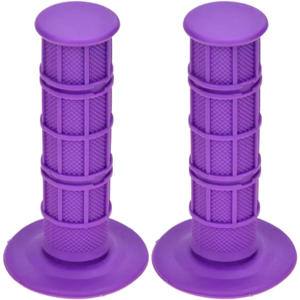22mm/7/8" Universal Soft Rubber Handlebar Grips - Anti-Fatigue, Shock-Absorbing Colored Pair, Mini Off-Road Dirt Bike ATV Scooter Sports & Outdoor Accessories, Colored Grips Grips