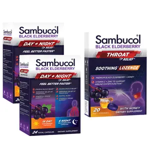 Day and Night Tablets (2x) + Throat Lozenge