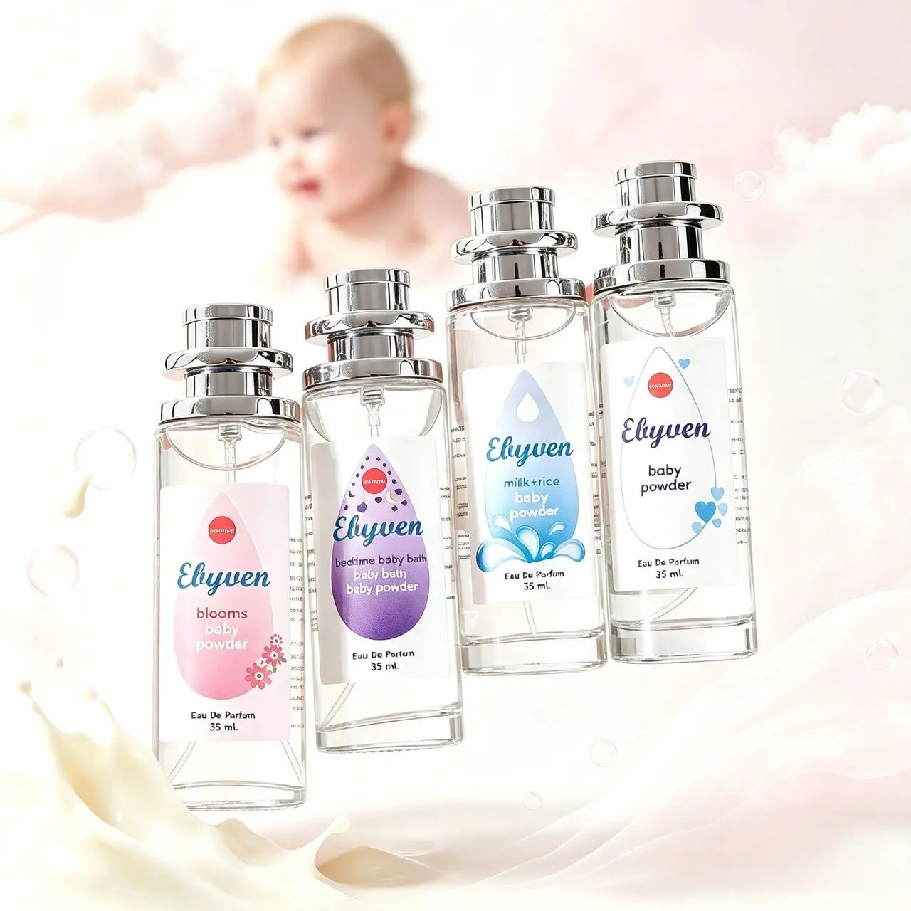 Baby Perfume Spray, 72-Hour Long Lasting Fragrance, Natural Soft Milky Scent, Captivating Hormone Aroma, Ideal Holiday Gift for Girls & Women