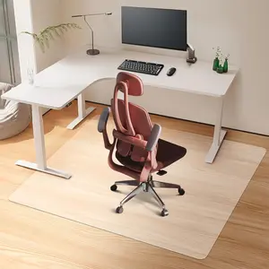 Office Chair Mat for Hard Floor, 60"x48" Anti-Slip PVC Computer Chair Mat, Easy Glide for Chairs, Multi-Purpose Floor Protector Desk Chair Mat for Home Office