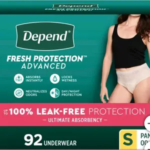 Depend Fresh Protection Advanced Incontinence Underwear for Women, Ultimate Absorbency
