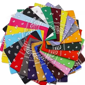 Bandana 100% Cotton Paisley Print Double-Sided Scarf Head Neck Face Mask