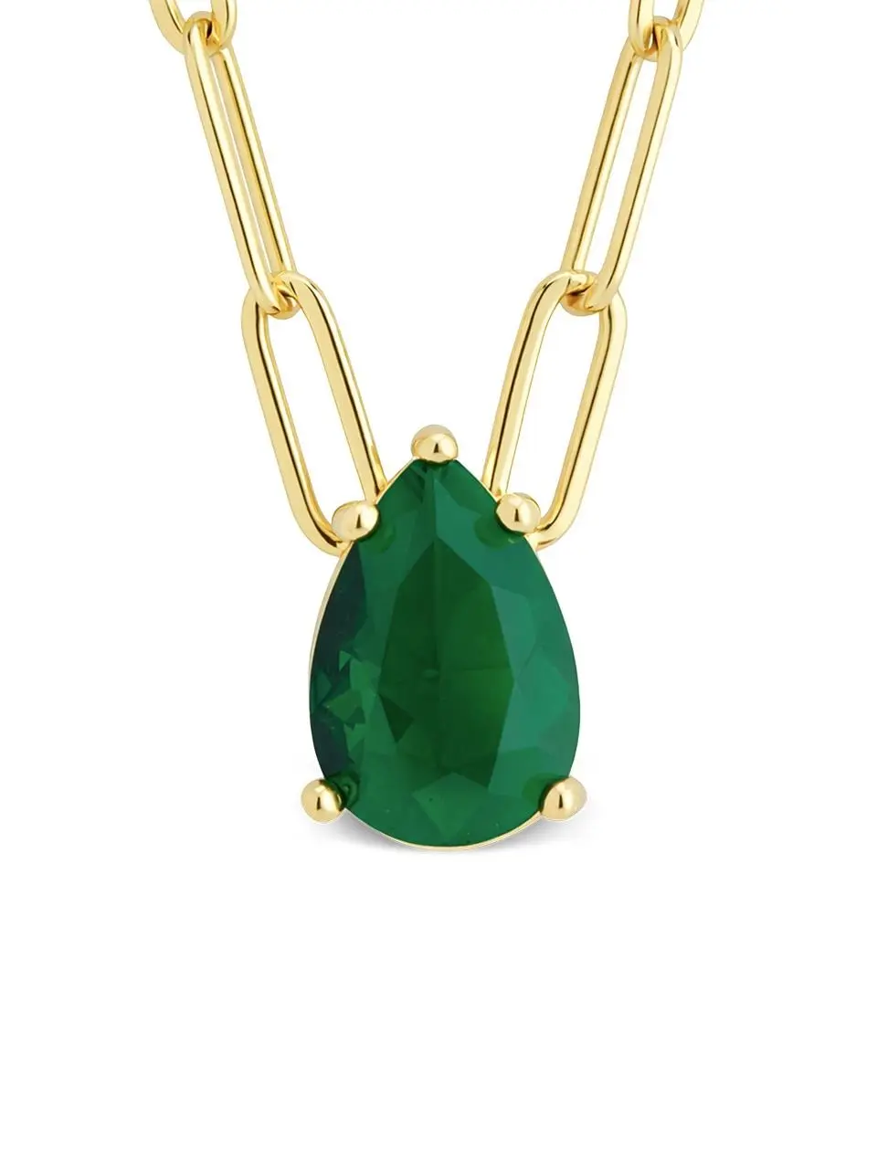 Luisa Emerald Drop Necklace Luisa Emerald Drop Necklace