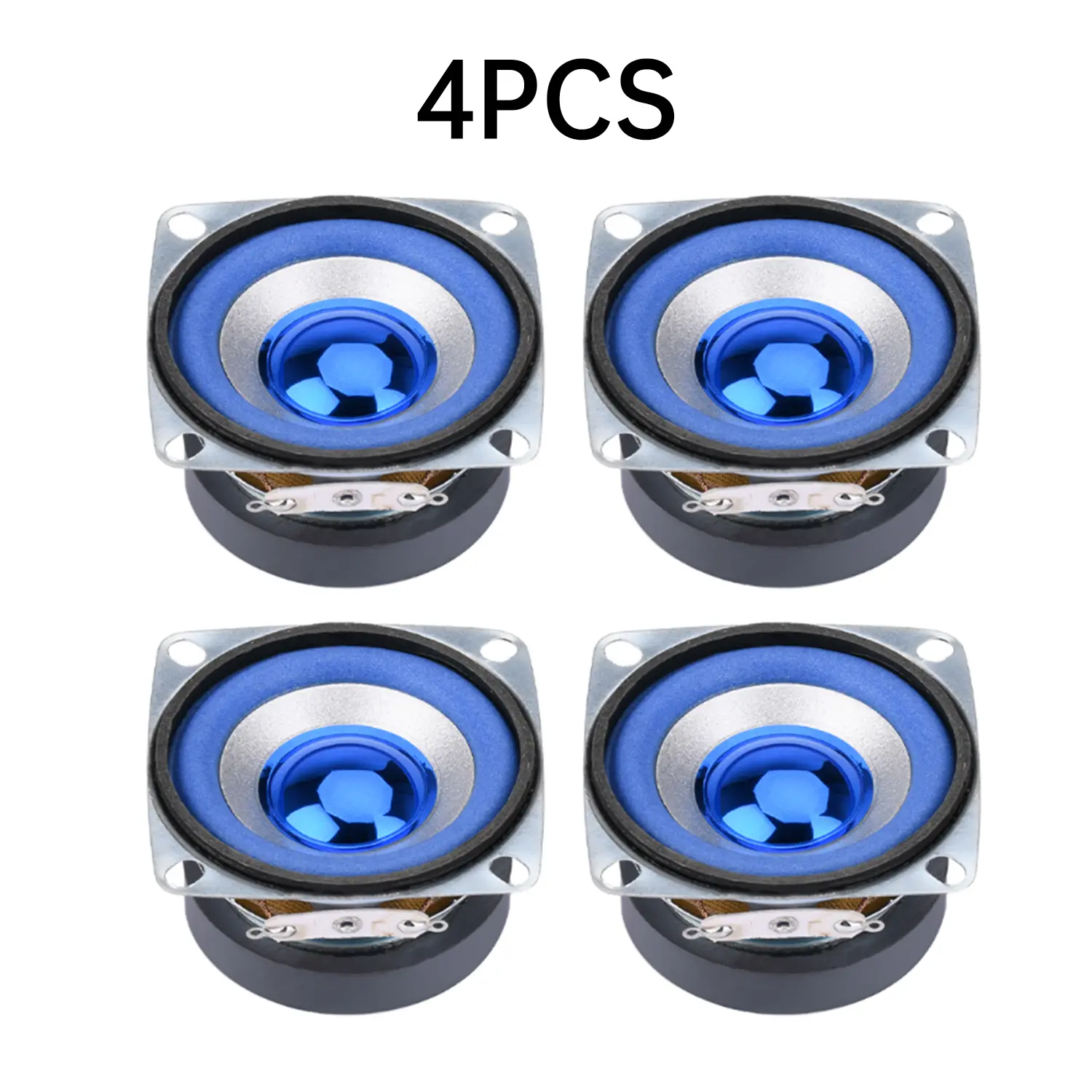 4PCS 4Ohm 5W Full Range Audio Speaker Stereo Speaker Small Speaker 52MM High Quality For Arduino Replacemen