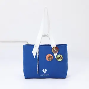 Aelfric Eden Trendy Color-Block Canvas Tote Bag