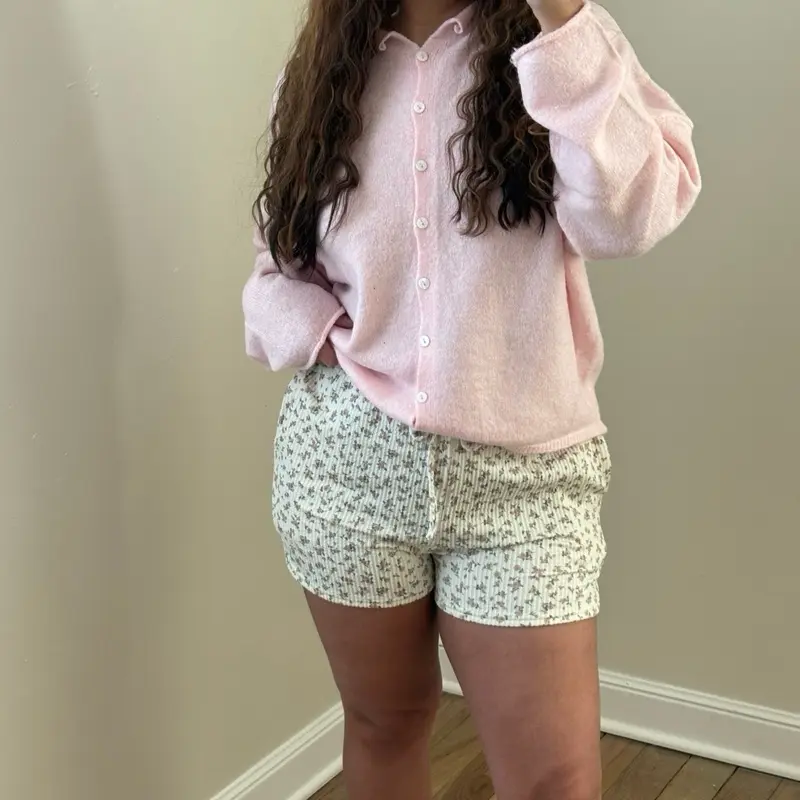 PINK STRAWBERRY CARDIGAN
