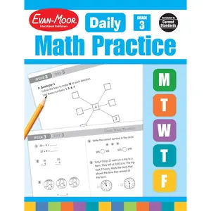 Evan-Moor Daily Math Practice, Grade 3 Teacher ed. Edition