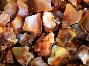 Rock and Tumble Carnelian Rough Rocks for Tumbling | Lapidary Supplies