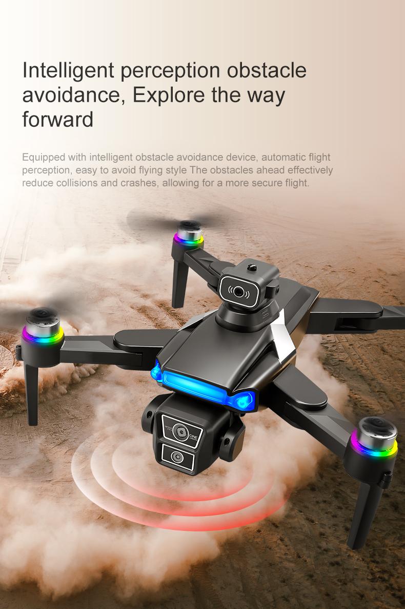 YCMDCGIE 4K GPS Drone with 4.5" Screen Remote - AI Obstacle Avoidance, 40 Min Flight (2 Batteries), 3300ft Range, Brushless Motor Professional Quadcopter