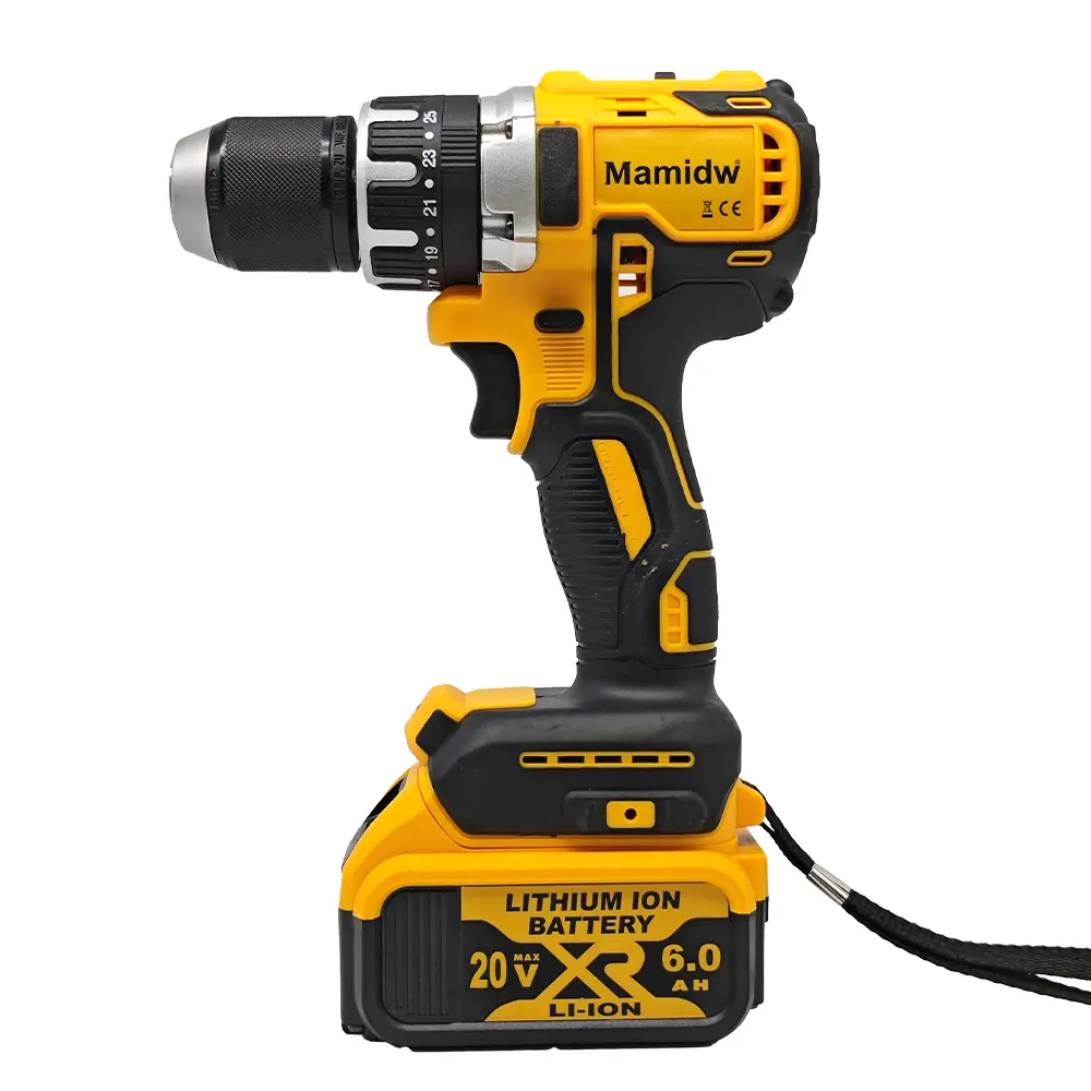 20V Cordless Impact Power Drill Tool, Lightweight Cordless Drill for Homeowners, 25+2 Adjustable Torque Settings, Works on Wood, Drywall, Metal, Compatible with DeWalt 20V Batteries