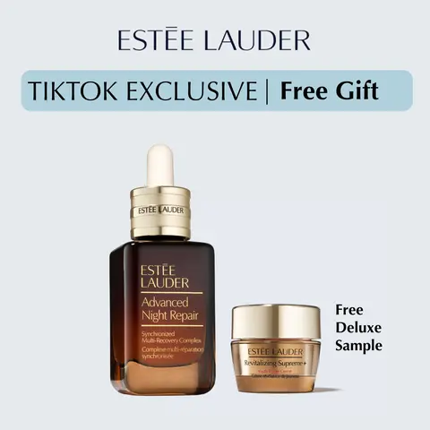 [Estée Lauder] Advanced Night Repair Serum Synchronized Multi-Recovery Complex | Hydrating Anti-Aging Face Serum with Hyaluronic Acid | Holiday Skincare Set