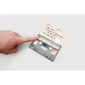 Record Your Own Message: Cassette Tape Greetings Card
