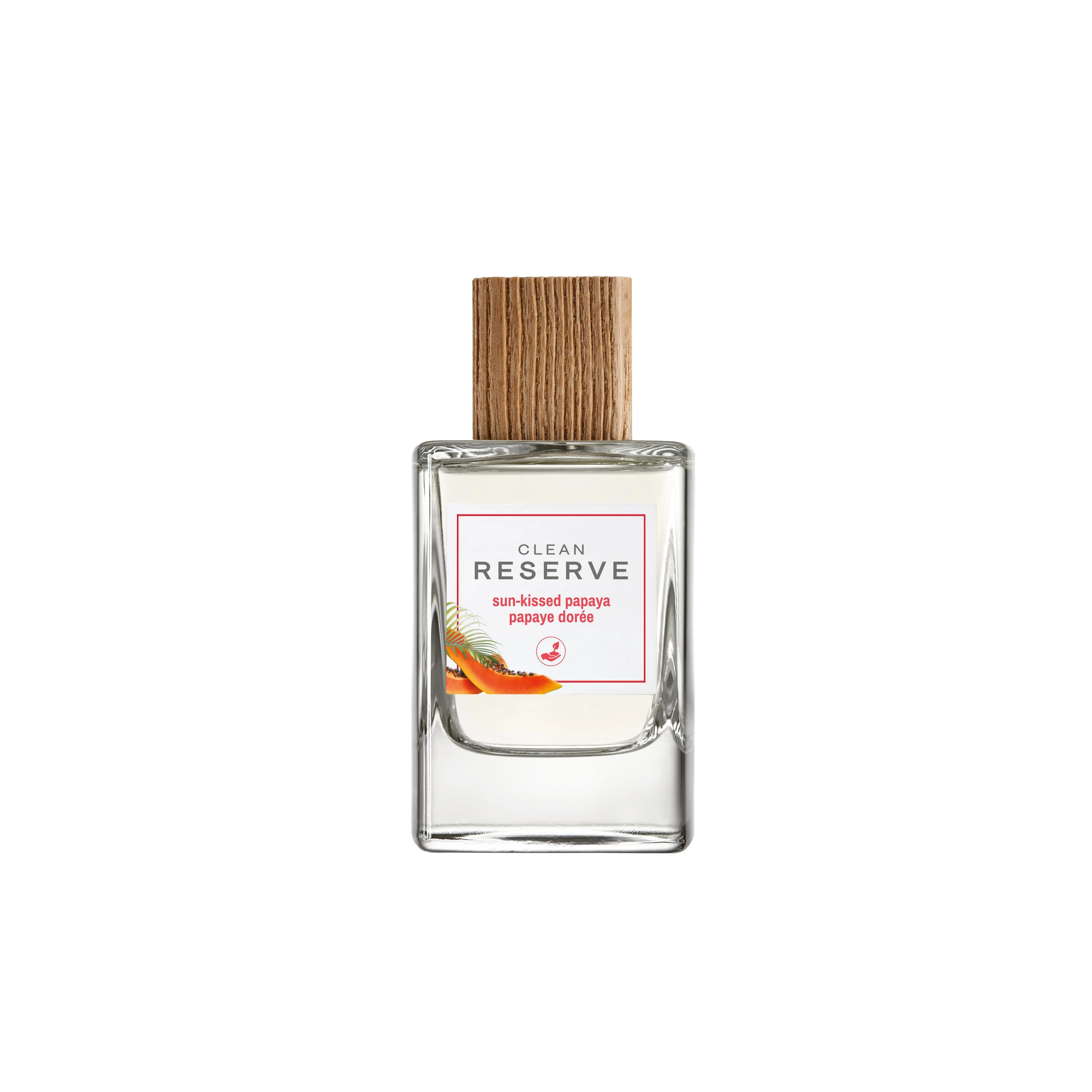 Sun-Kissed Papaya | Fruity Floral Gourmand Perfume | CLEAN RESERVE | Summer Perfume | Tropical Fruit, Coconut, Plum, Vanilla, Tonka Bean, Sandalwood Scent | Cruelty-Free Fragrance