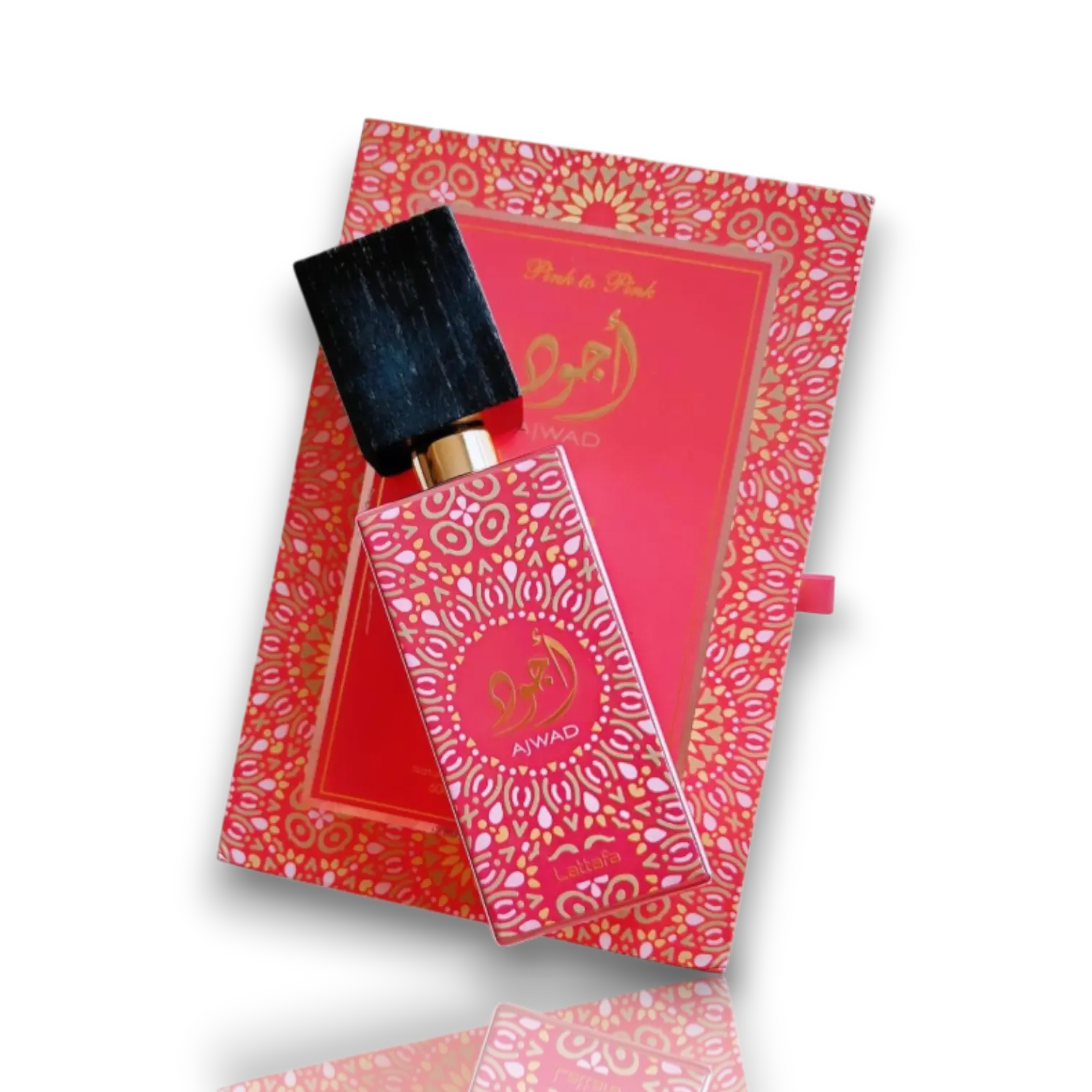 Lattafa | Ajwad | Pink | Women's Fragrance | 100 ML - 3.4 OZ | Eau De Parfum | Guava - Pink Grapefruit & Litchi