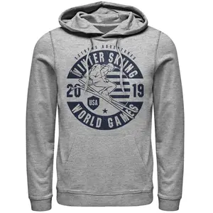 Men's Lost Gods Winter Skiing Games Pull Over Hoodie