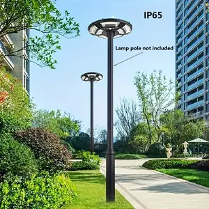 Solar Outdoor Light Head Waterproof Remote Control Dusk to Dawn Motion Sensor Courtyard Lamp 10000mAh Battery LED 750 PCS Metal Plastic Glass Not Include Lamp Pole