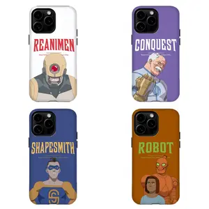 Vibrant Cartoon 1nvincible Character Phone Case For iPhone 11 12 13 14 15 16 17 Pro Max For Samsung S26 S25 S24 S23 S22-Gift For Her/Him/Anime Lovers Protective Wireless