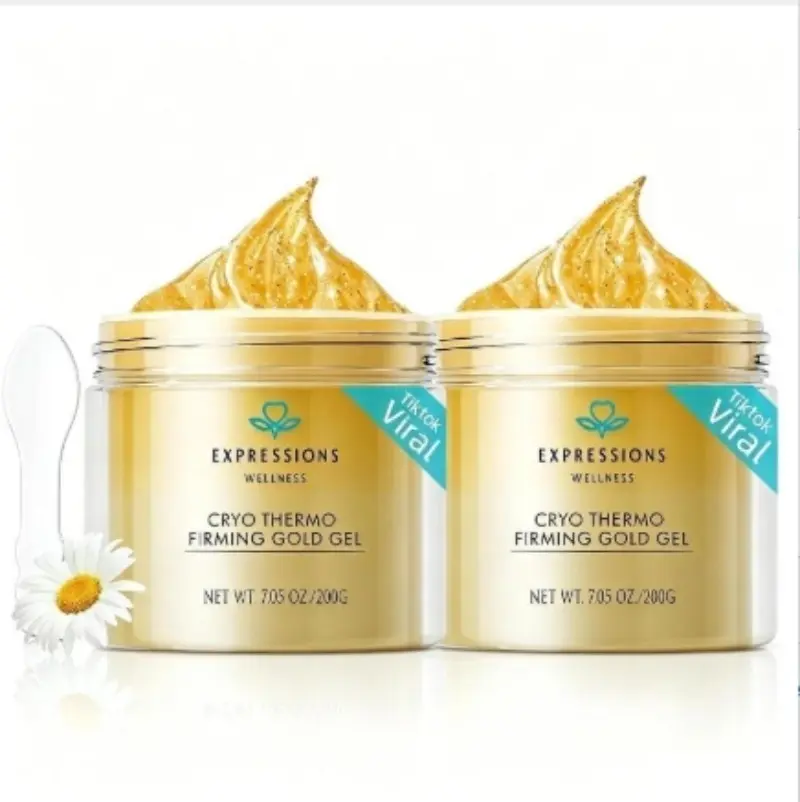 【Buy 1 Get 1 Free】15-Day Fast-Acting Anti-Cellulite Sculpting & Tightening Bur Gold Massage Cream, Cryo Thermo Cellulite Remover Body Butter