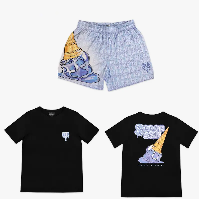 Baseball Lifestyle 101 Scoop SZN Tee & Short