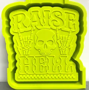 Raise Hell Skeleton Mold