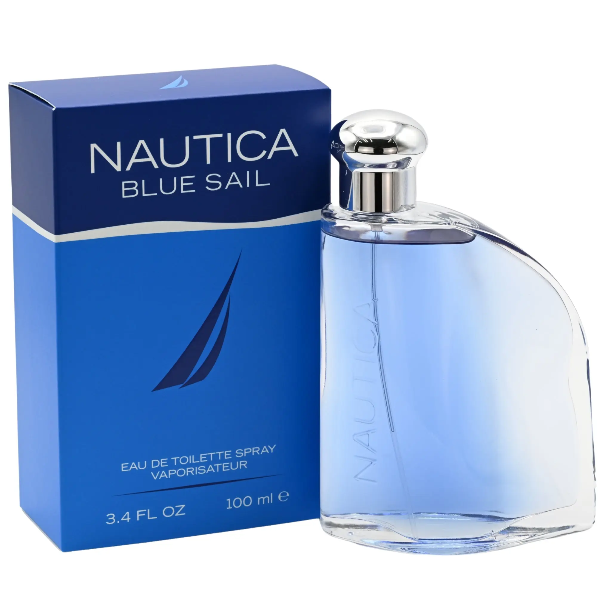Nautica Voyage Blue Sail Eau de Toilette for Men - Aquatic Fresh Everyday Fragrance with Musk and Woody Amber Notes - 3.4 fl oz, Masculine Edt, Marine Perfume Men's Fragrance, Oceanic Scent Men's Fragrance
