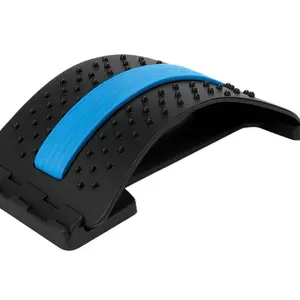 FlexAlign Back Stretcher Spine Relief Device – Multi-Level Decompression Stretch & Pain Relief Arc Board with 3 Adjustable Arch Levels & Acupressure Points