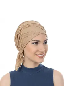New Folded Triangle Hat Turban Scarf Hair Protection Cap Chemotherapy Head Wrap Cross-Border Hats, Stylish & Functional Design