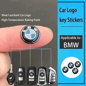 Car Key Badge Emblem Replacement Car Key Stickers  For BMW E39 E46 E90 E36 E60 E34 E30 F30 X1 X3 X5 X6 71 E92 E93 E87