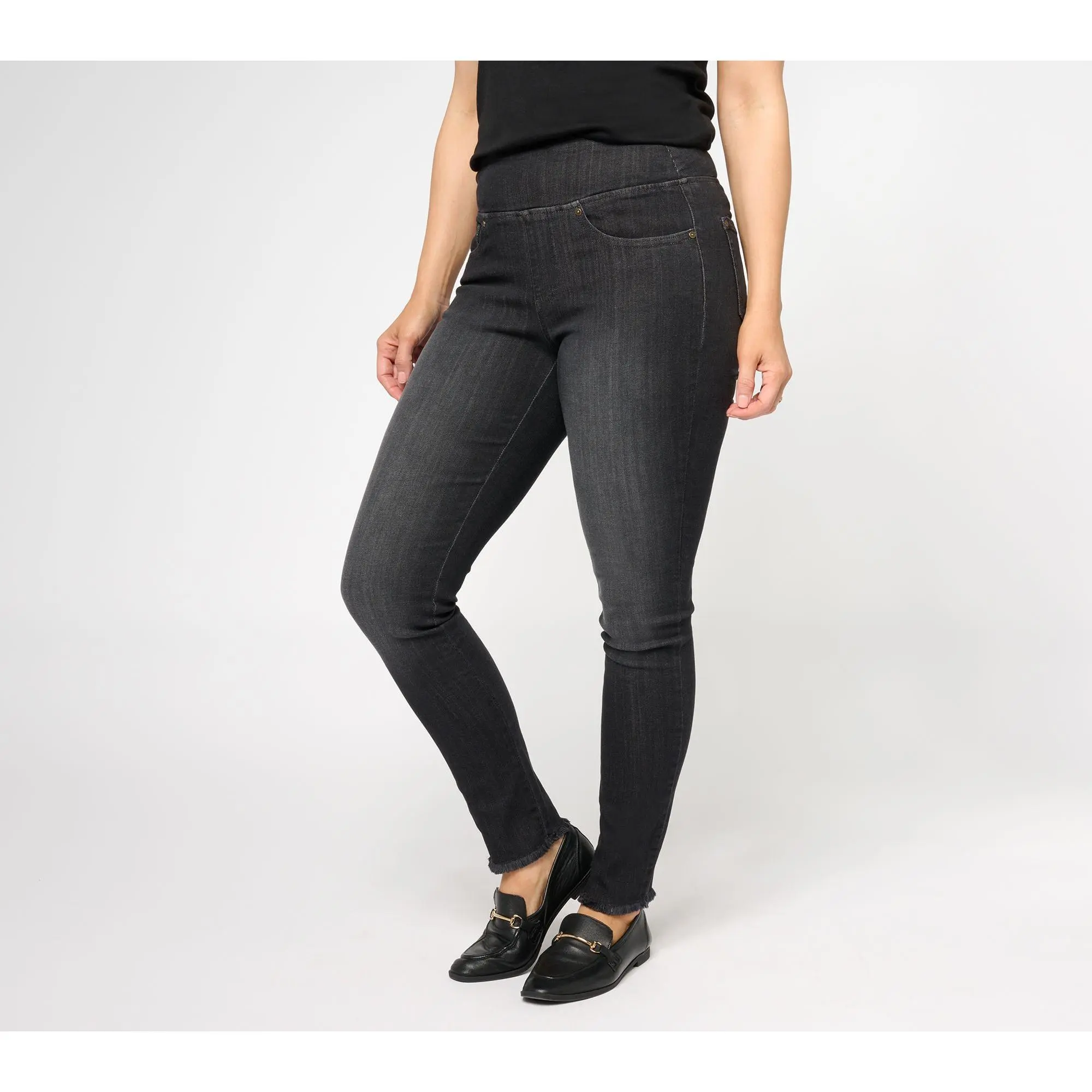 Belle by Kim Gravel Tall Primabelle Frayed Jeggings