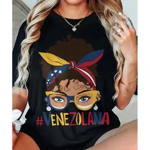 Venezuelan Heritage T-Shirt featuring Bold Graphic and Headband