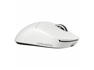 Logitech G PRO X Superlight 2C Wireless Gaming Mouse, Ultra-Lightweight 51g Compact Design, 44K DPI HERO 2 Sensor, Up to 8kHz Polling Rate, 5 Programmable Buttons, USB-C Charging, PC/Mac – White