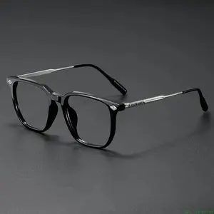 Ultra-Light TR90 Anti Blue Light Glasses, Trendy Square Non-Prescription Computer Eyewear, Eye Strain Relief for Screen Time, Unisex Glasses for Work, Study, Party & Outdoor Activities, Unisex Fashionable Glasses