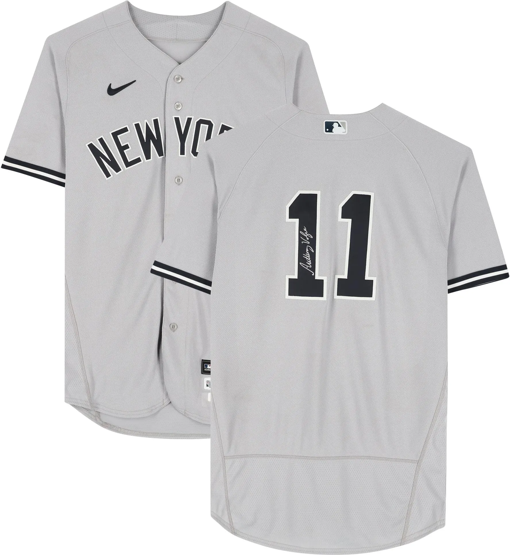 Anthony Volpe New York Yankees Autographed Game-Used #11 Gray Jersey vs. Texas Rangers on April 30, 2023 - Fanatics Authentic Certified