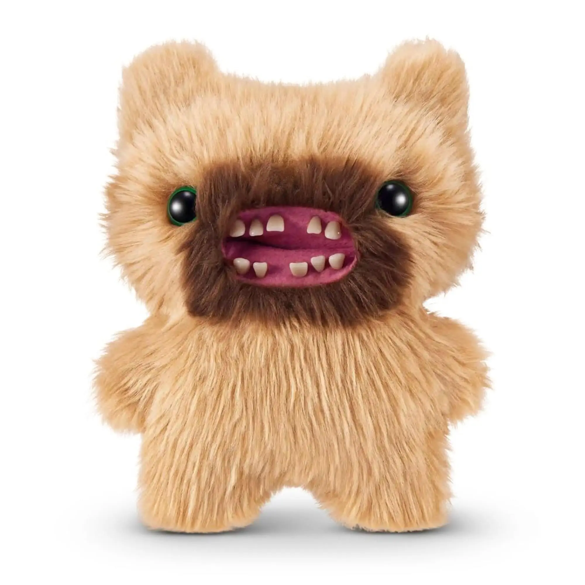 Fuggler Hairy Fuggs 9-in Super Soft Fluffy Stuffed Animal, Unisex Misunderstood Collectible Plush Toy | Screech