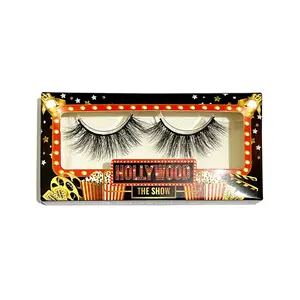Hollywood Lash Gangster – Faux Mink Lashes | Dramatic Look | 16mm Reusable Strip Lashes