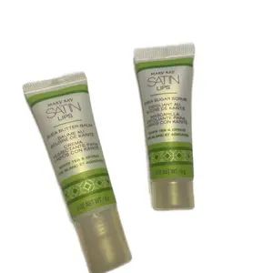 White Tea & Citrus Satin Lips Set - .3 oz Set for Skincare Shea Butter Moisturizing Nourishing