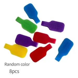 8pcs Colorful Cable Ties with Writeable Function, for Organizing and Identifying, Desk Organization, Desk Organizer, Home Office Setup, Colorful Markers, Vibrant Design, Durable Material, Strong Adhesive, Wire Markers, Cable Labels