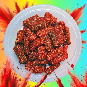 Sour Kidz Chamoy 5oz Jar Spicy Candy Snack mexican candy | Chamoy Calavera
