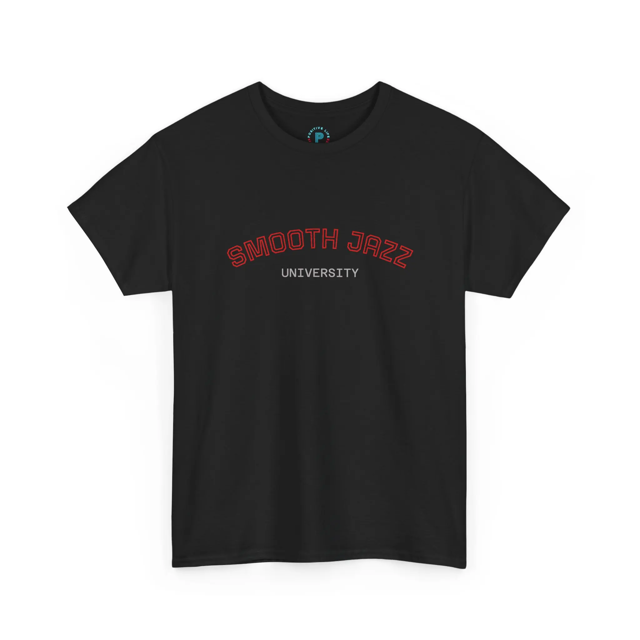 Men's Smooth Jazz University Knit Short-Sleeve Casual T-Shirt - Retro Campus Style, Streetwear, Everyday Fit, Drape Design, Lightweight Top