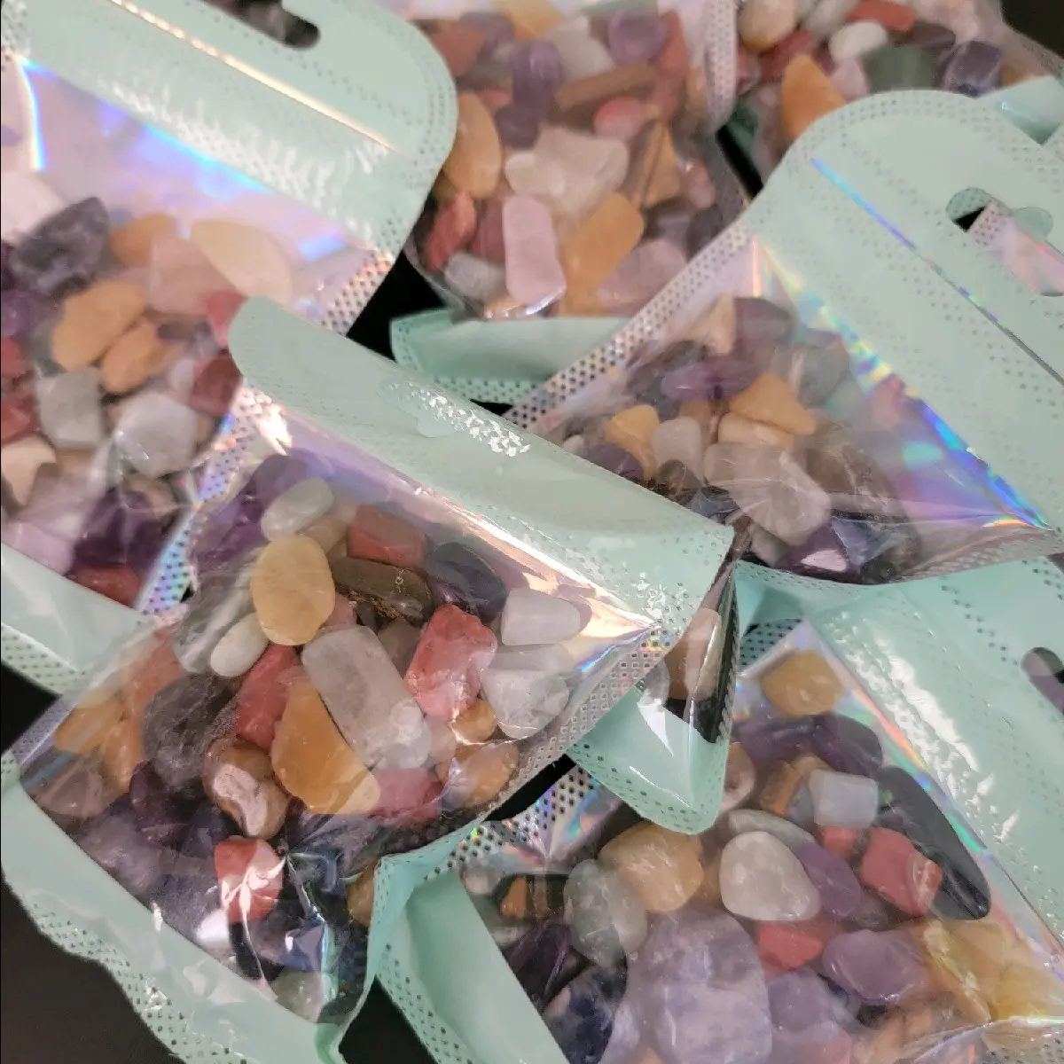 Lil Baggies of Crystal Tumble Chips crystal confetti