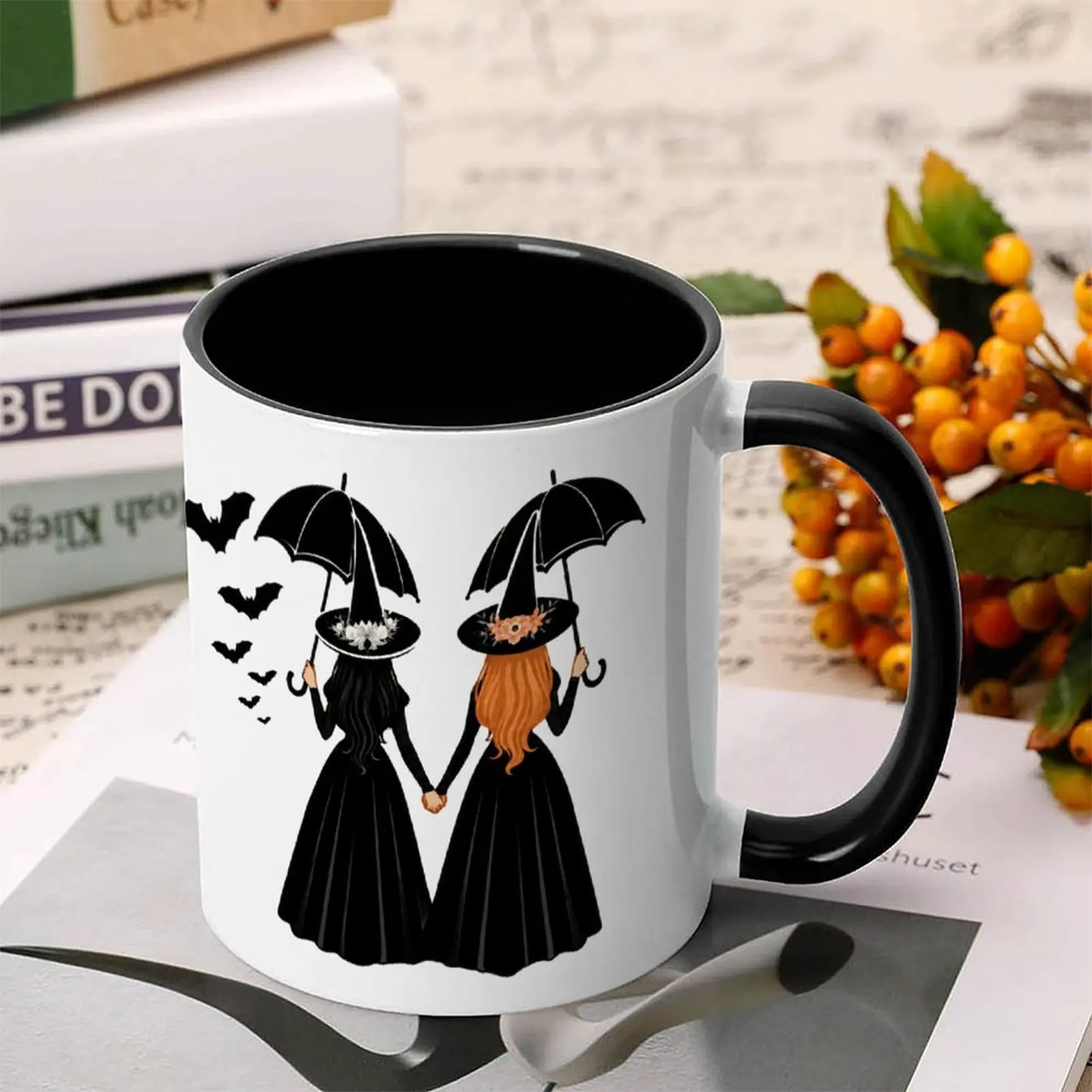 Quote Print Coffee Mug - 0-500 ml, Inspirational, Practical Magic Themed, Gifts for Adults, for Daily Use Kitchen Drinkware
