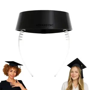 The DELUXE GradCapBand Graduation Cap Headband – Secure Your Graduation Cap on Natural Hair, Curls, Braids, Locs, Twists, and Straight Hair