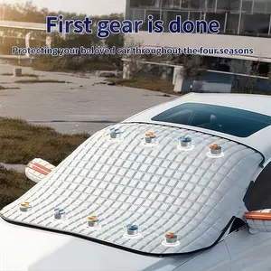 All-Season Car Windshield Cover – Snow, Sun, Dust & Frost Protection Shield, Durable Weather-Resistant Design for Winter and Summer Use