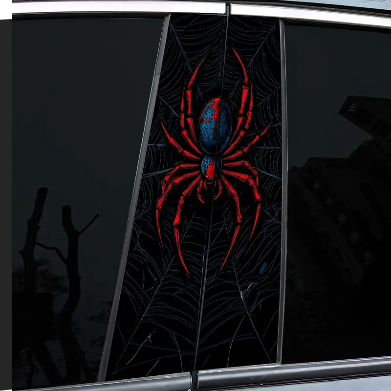 2-Piece Starscream Design Decal - High Gloss - Waterproof and Scratch Resistant - PVC Sticker, Self-Adhesive, Suitable for Rod, Door Post - Ideal for Vehicles, Decals for vehicles, Car Stickers