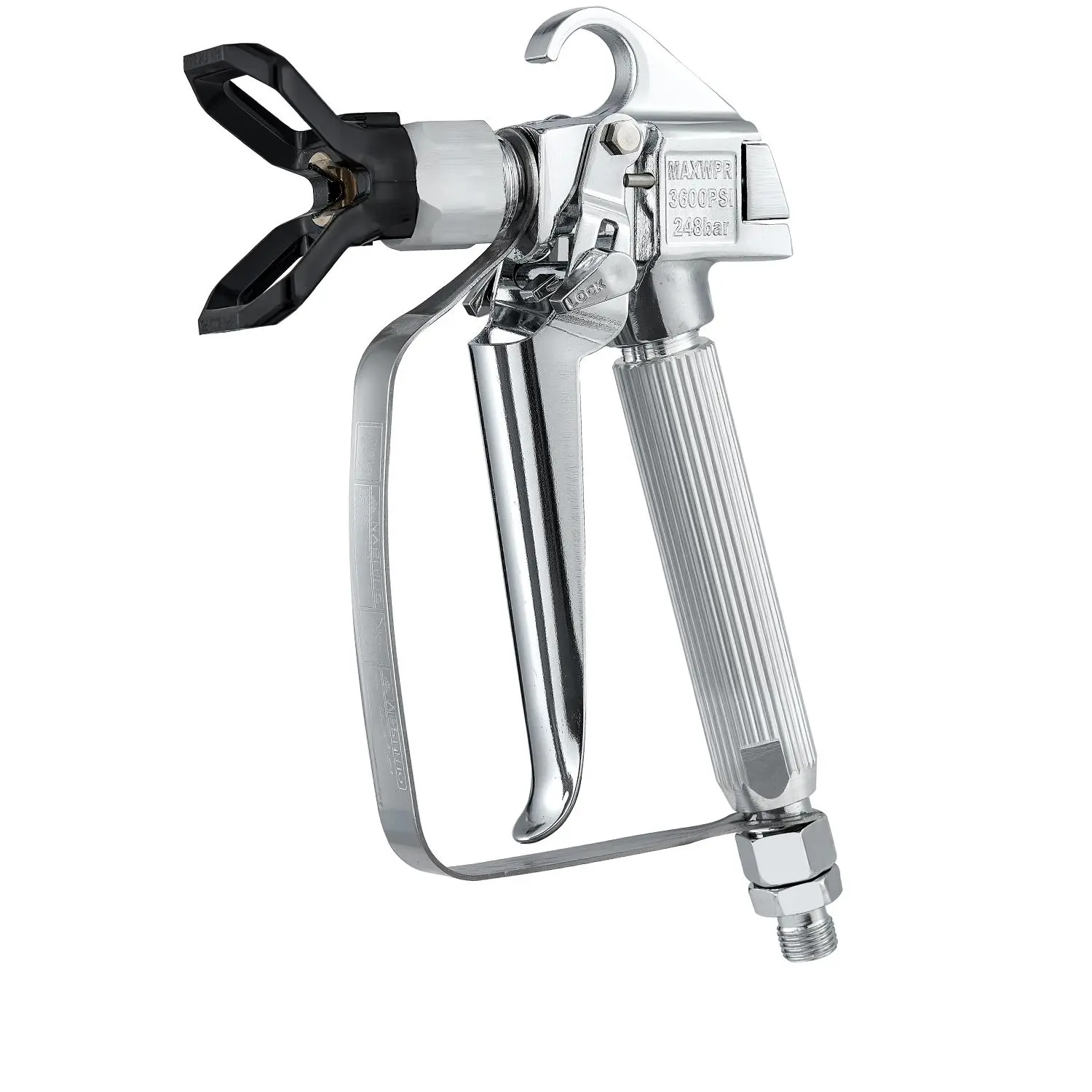 【Summerfinds】VEVOR Airless Paint Spray Gun 3600PSI High Pressure Airless Paint Sprayer Gun with 5 Tips211315417517623Swivel Joint Airless Spray Gun Kit with FiltersCleaning Needle and Brush
