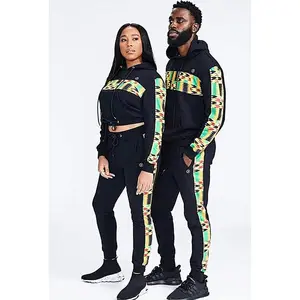 African Jogger Set, Ankara jogger, African hoodie, hoodie, couple set, jogger set